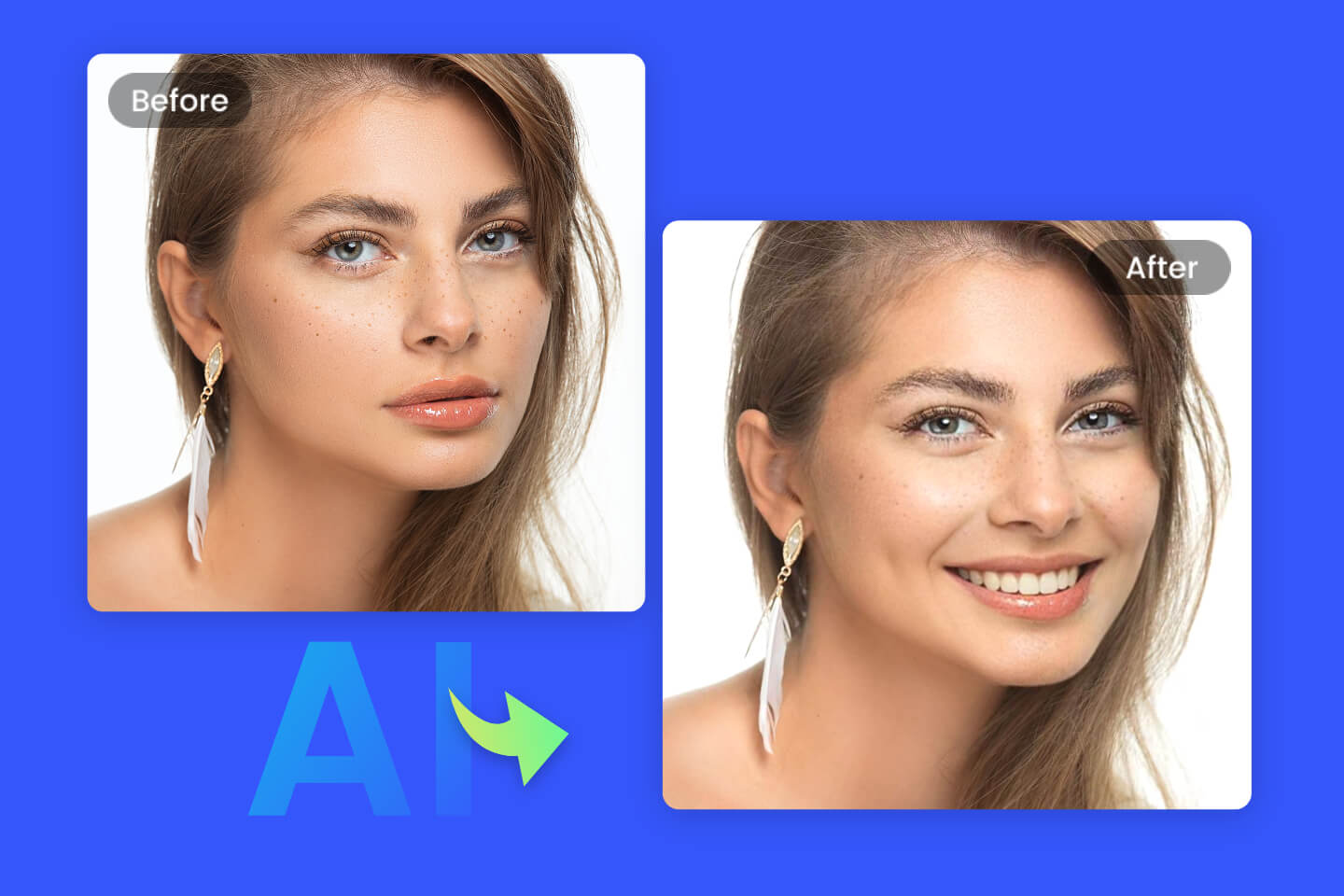 Make Person Smile in Photo Ai Tool